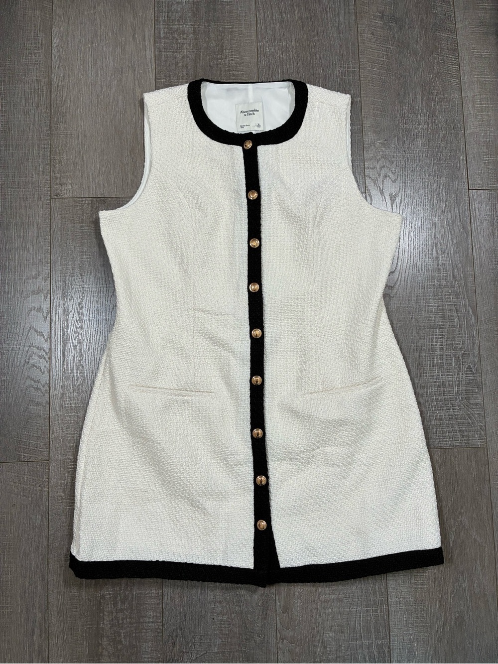 Abercrombie & Fitch Mara Tweed Mini Dress Size XL - Picture 6 of 11